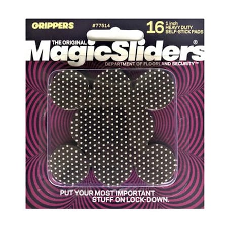 Magic Sliders 1 in. Magic Gripper Sliders, 16PK 236840